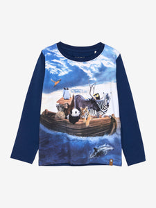 T-shirt Noahs Ark mörkblå