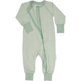 Pyjamas Bambu randig grön