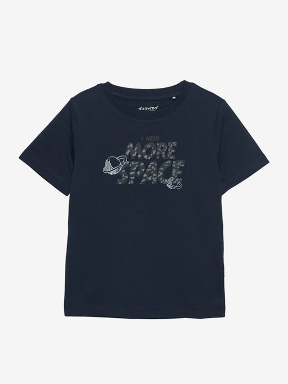 T-shirt More Space marinblå